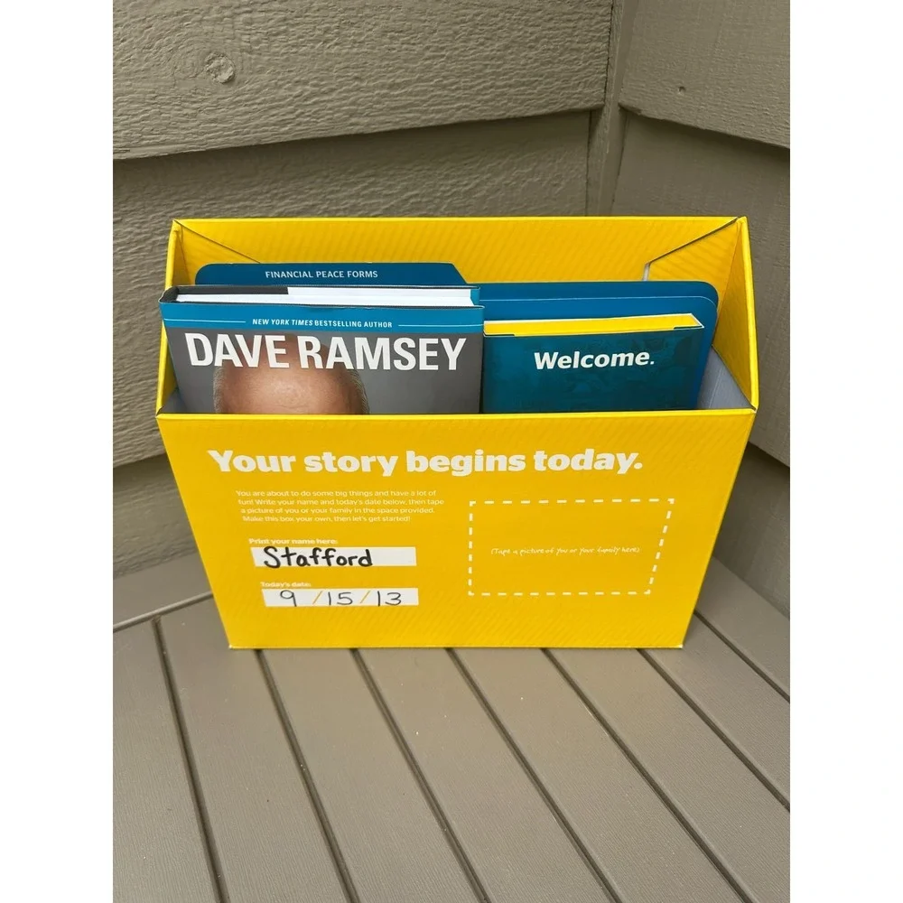 Financial Peace University Dave Ramsey Membership Kit in Box BU